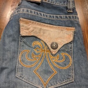 Affliction Los Angeles Cooper Men’s Jeans 34X 34 Distressed Relaxed Boot